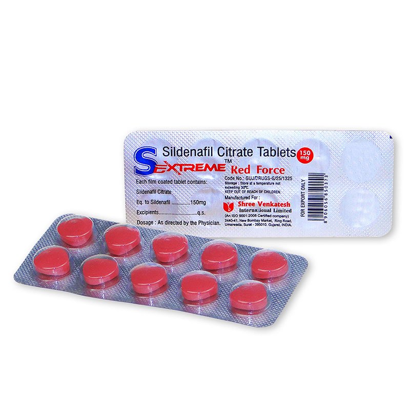 Sextreme Red Force 150mg For The Treatment Of Erectile Dysfunction