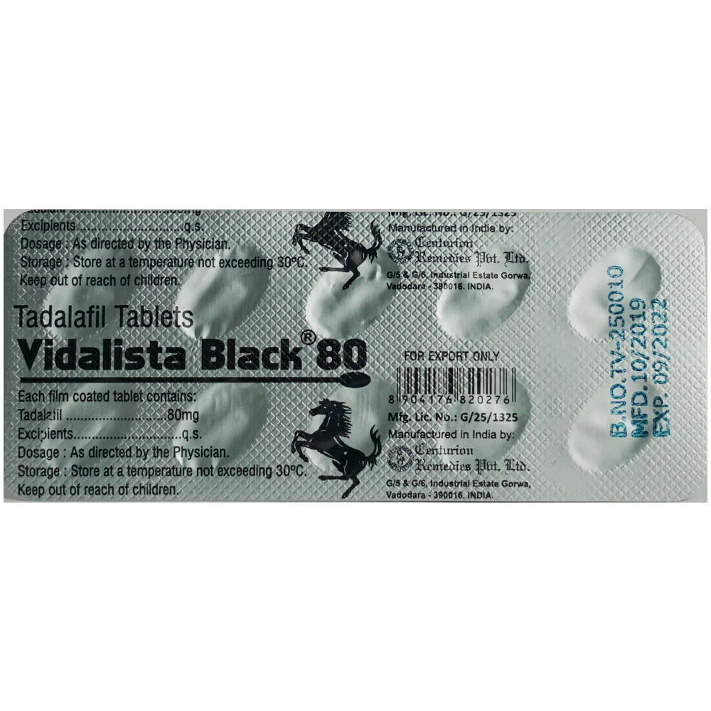 Vidalista Black 80mg - Image 2